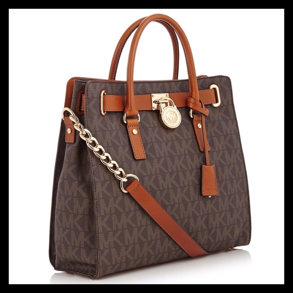 Michael Kors Hamilton Large North South Logo Tote - Picture 2 of 12